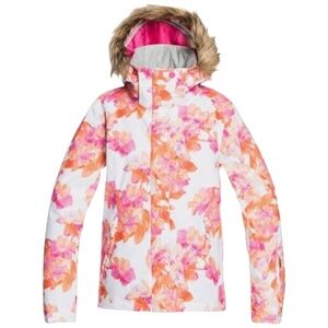ROXY Jet Ski Snow Jacket Woman Bright White Jorja 10K Size M